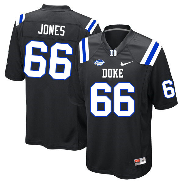 Duke Blue Devils #66 Andrew Jones College Football Jerseys Sale-Black